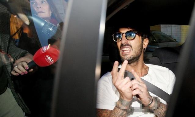 foto fabrizio corona arresto
