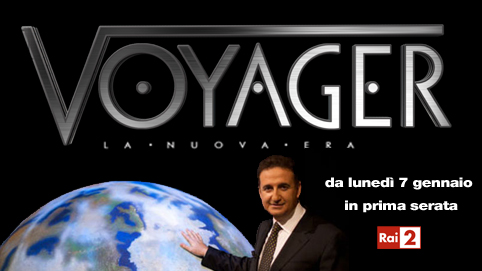 foto di roberto giacobbo a voyager la nuova era su rai2