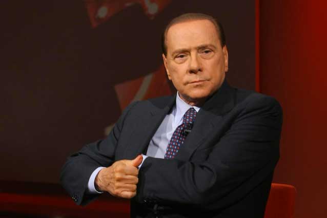 foto di silvio berlusconi a sky tg24
