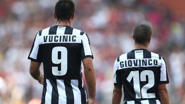 Giovinco e Vucinic Juventus