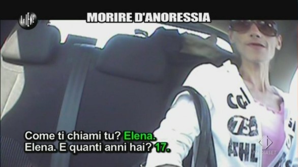 Foto de Le Iene servizio 'Morire d'anoressia'