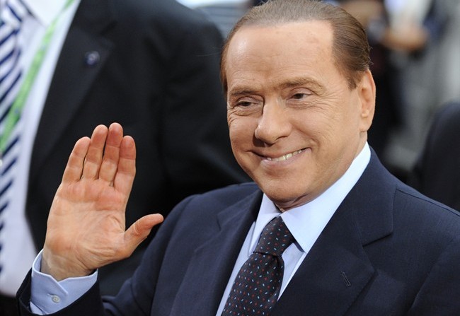 L'ex premier Silvio Berlusconi