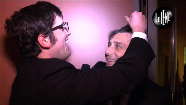Foto di Antonio Conte e Frank Matano Le Iene