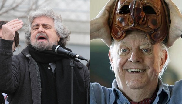 Beppe Grillo vuole Dario Fo come presidente