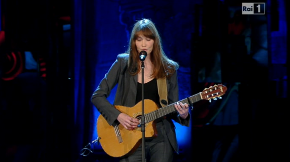 Carla Bruni Sanremo 2013