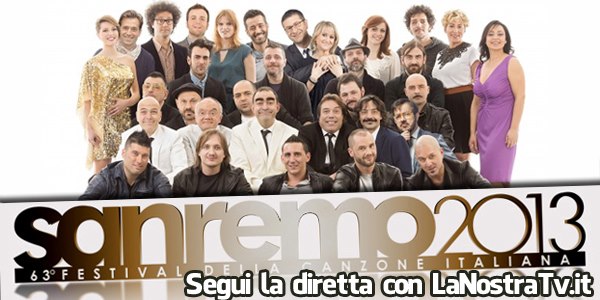 Foto prima serata Festival di Sanremo 2013