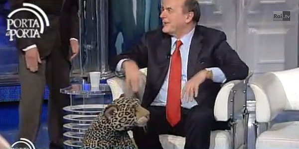 bersani giaguaro porta a porta