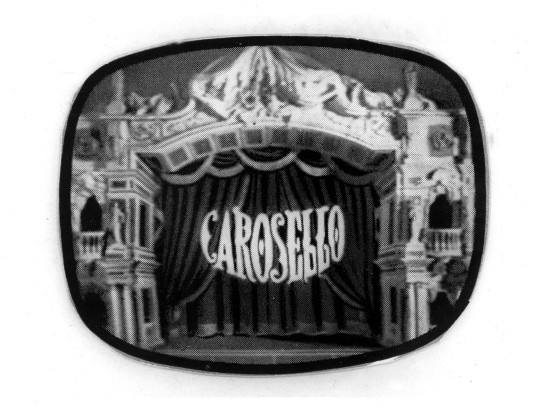 Foto di Carosello spazio tv per spot pubblicitari