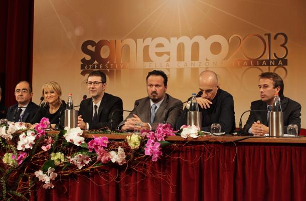 Foto conferenza stampa Sanremo 2013 14 febbraio