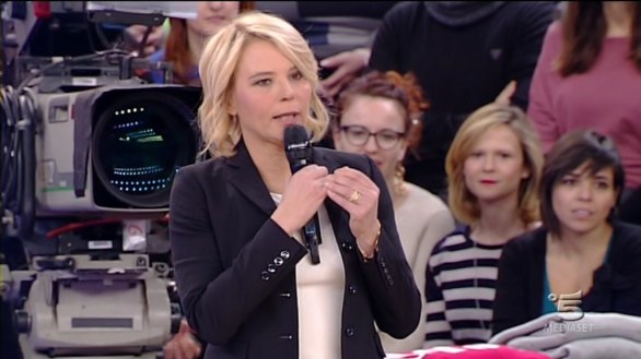 Foto di Maria De Filippi conduttrice di Amici