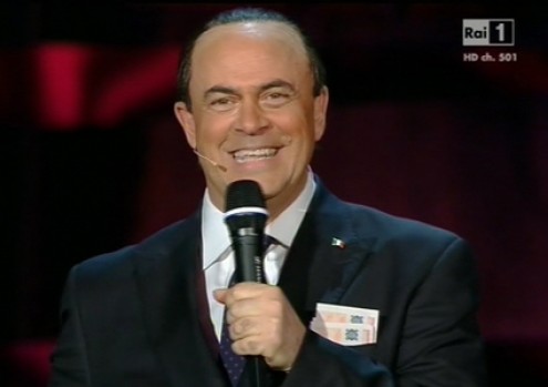 Foto di Maurizio Crozza a Sanremo 2013