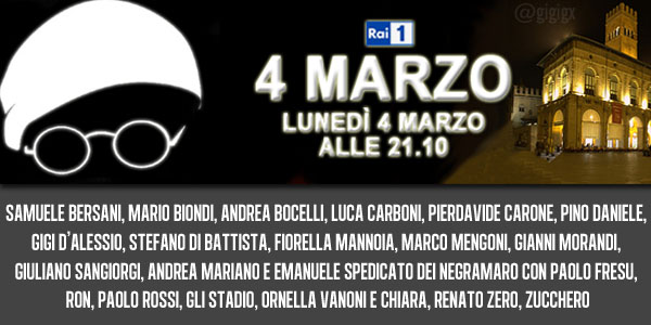 4 marzo raiuno lucio dalla