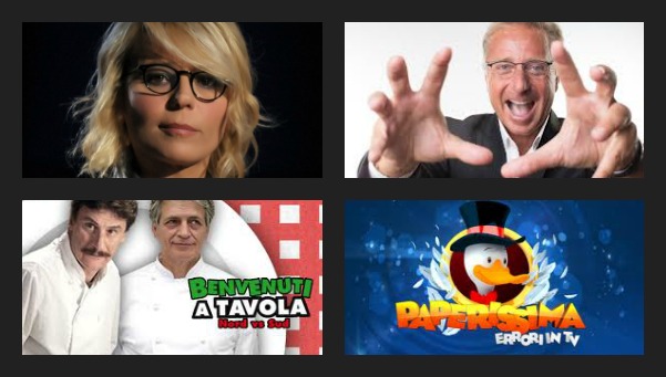 Foto palinsesto maggio 2013 Canale 5