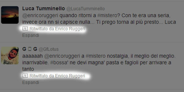 enrico ruggeri contro mistero