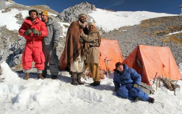 foto fiction k2 la montagna degli italiani