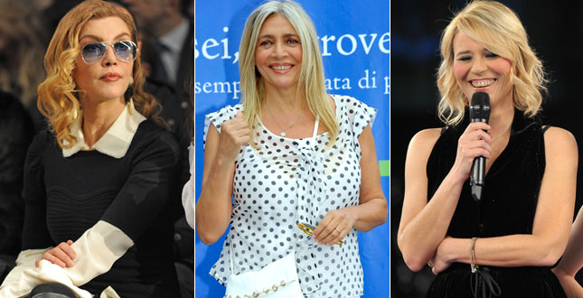 foto di milly carlucci mara venier e maria de filippi