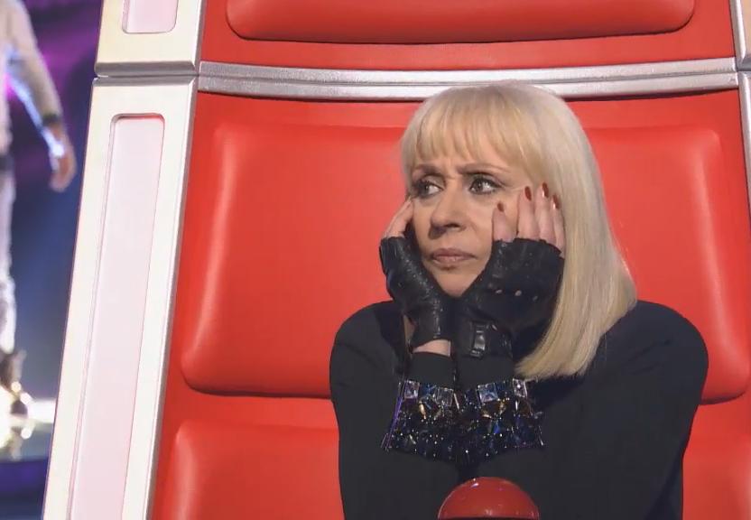 foto di raffaella carrà a the voice