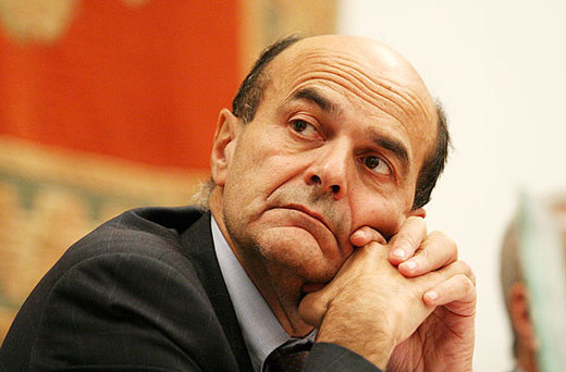 Il segretario del PD Pierluigi Bersani