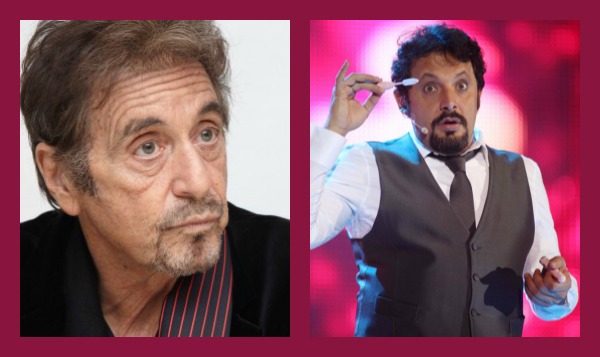 Foto di Al Pacino ed Enrico Brignano ad Amici 12