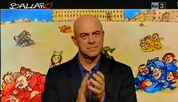 Maurizio Crozza nella copertina satirica del 23 aprile