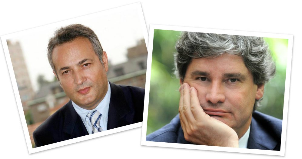 foto di claudio brachino e paolo del debbio