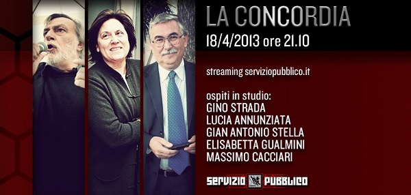 Servizio Pubblico puntata del 18 aprile