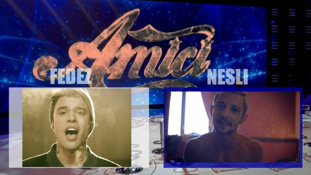 Foto di Fedez e Nesli ospiti ad Amici 12