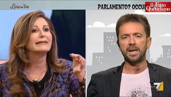 Santanchè vs Scanzi su La7