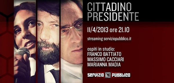 Ospiti di Servizio Pubblico stasera 11 aprile