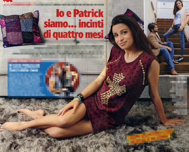 Patrick e Martina presto genitori, foto Visto
