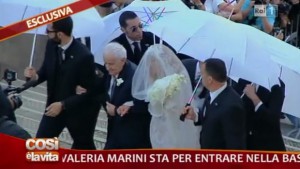 foto di valeria marini sposa