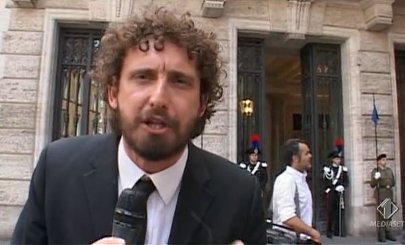 Filippo Roma negli uffici del Senato