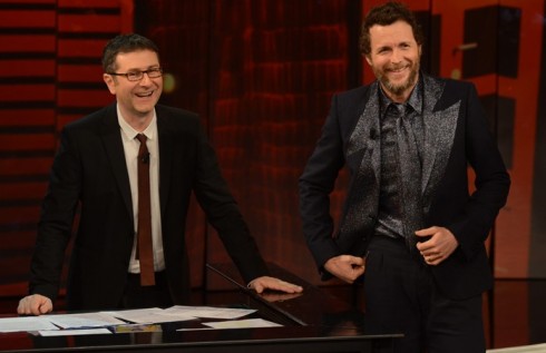 foto di fabio fazio e lorenzo jovanotti