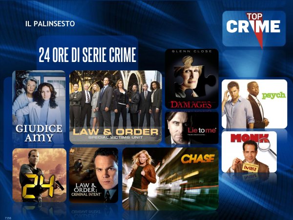 Top Crime dal primo giugno sul digitale terrestre