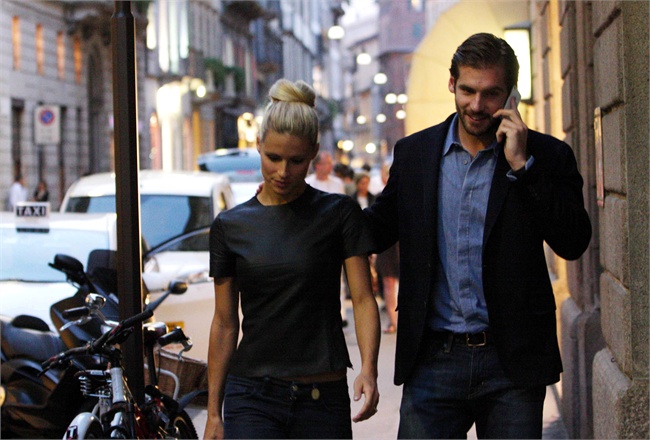 Michelle Hunziker e Tomaso Trussardi genitori