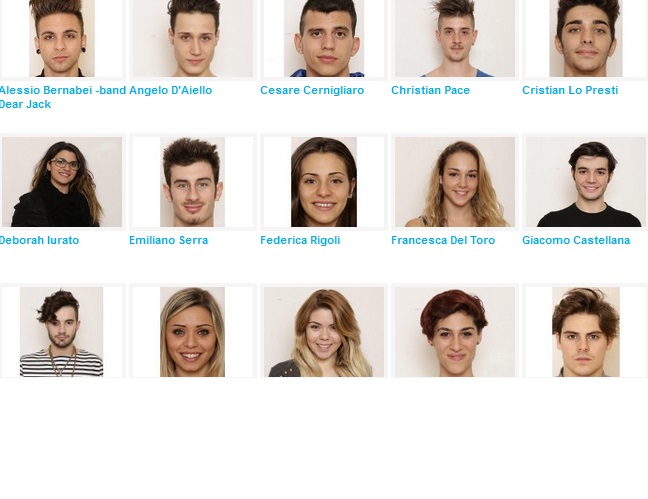I nuovi allievi di Amici 13
