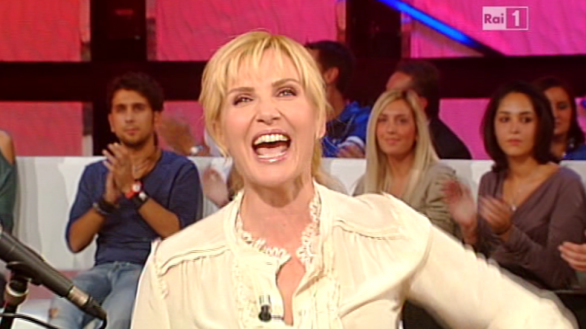 foto di lorella cuccarini a domenica in così è la vita