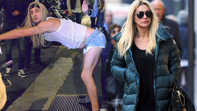 foto di paola ferrari e del twerkatore stefano corti