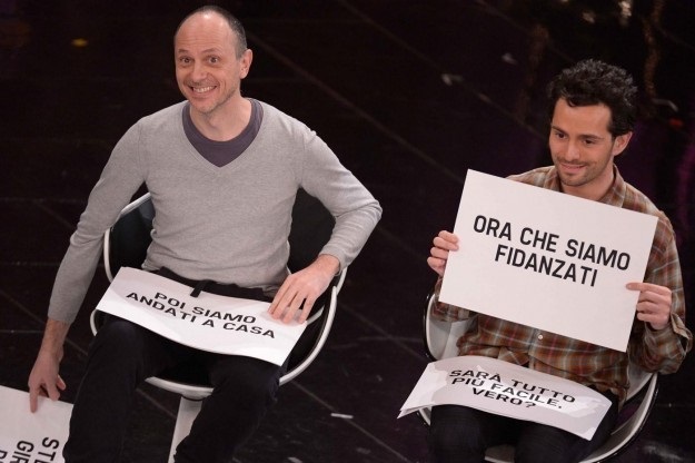 foto coppia omosessuale sanremo