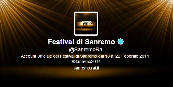 Sanremo 2014 social network