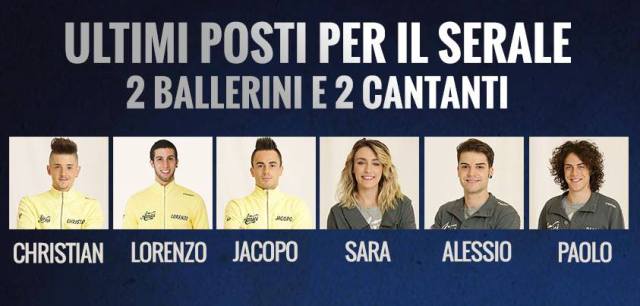 Allievi per il serale di Amici 13