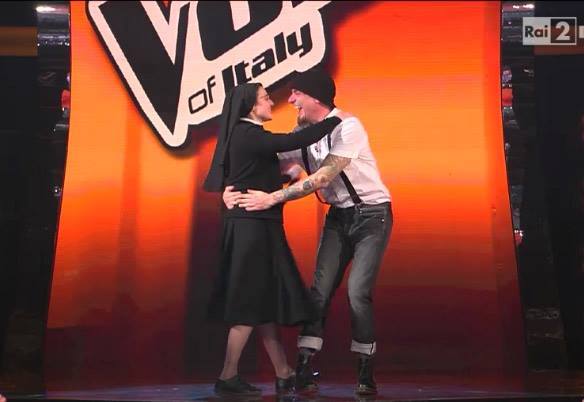 suor cristina e j ax a the voice of italy