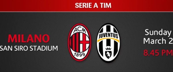 Il Milan ospita la Juve capolista