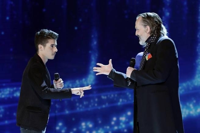 Moreno e Miguel Bosè
