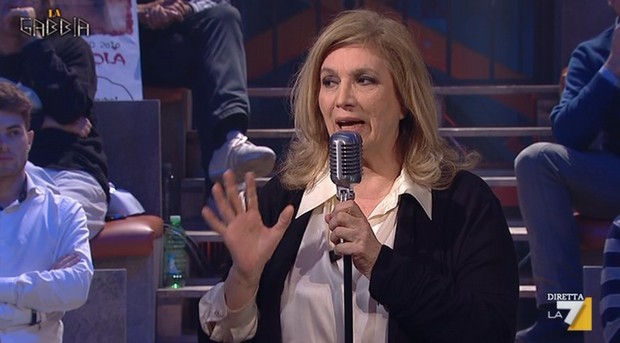 Iva Zanicchi e i tre "vaffa" a La Gabbia