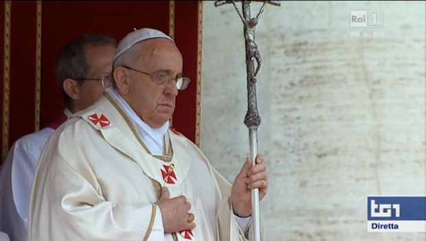 Papa Francesco canonizza Giovanni Paolo II e Giovanni XXIII