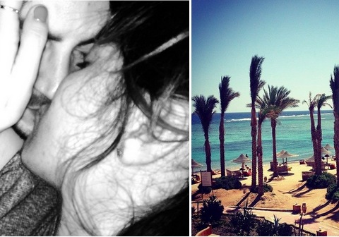 Teresanna Pugliese in vacanza con il nuovo fidanzato