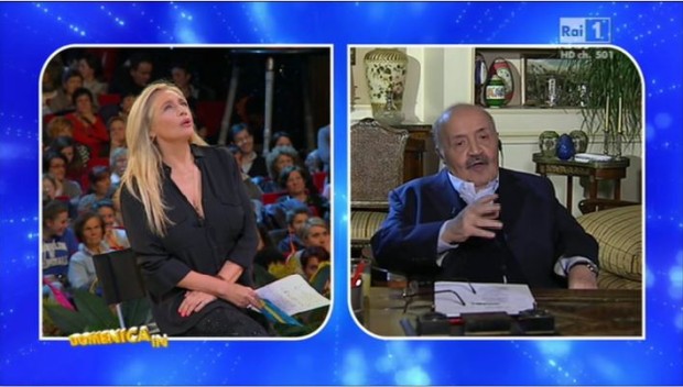 Mara Venier intervista Maurizio Costanzo