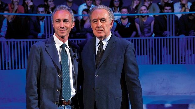 foto Michele Santoro e Marco Travaglio
