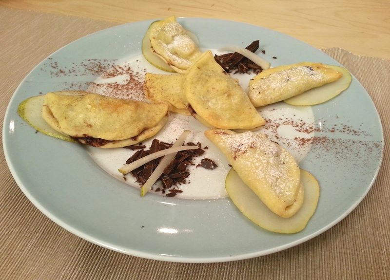 foto fagottini cioccolato e pere